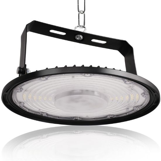 Picture of LED UFO Hall Lighting  100W 200W 300 W Indoor Spotlight LED High Bay Light 6500K Cool White with Stand