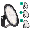 Picture of LED UFO Hall Lighting  100W 200W 300 W Indoor Spotlight LED High Bay Light 6500K Cool White with Stand