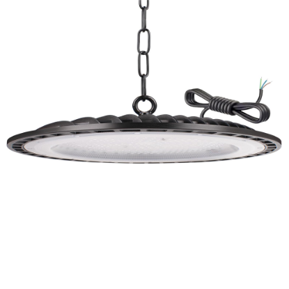 Picture of DOB 100V-277V UFO High Bay Light 100W 200W 300W for Industrial Lamp Commercial Workshop Factory Warehouse Exhibition Hall Spotlight
