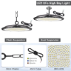 Picture of DOB 100V-277V UFO High Bay Light 100W 200W 300W for Industrial Lamp Commercial Workshop Factory Warehouse Exhibition Hall Spotlight