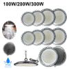Picture of DOB 100V-277V UFO High Bay Light 100W 200W 300W for Industrial Lamp Commercial Workshop Factory Warehouse Exhibition Hall Spotlight