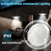 Picture of High Bay Spot Light Workshop Lighting Cool White 6500K Waterproof UFO Ceiling Light 100W 200W 300W with Gray Aluminum Body