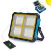 Picture of Waterproof IP66 Solar LED Floodlight USB Rechargeable Spotlight Outdoor Portable Camping Hiking Emergency Lamp