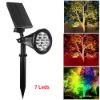 Picture of Waterproof IP65 LED Floodlight Outdoor Spaces Solar Energy Lawn for Courtyard Villa Garden Tree Landscape Spotlight Wall Lamp