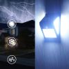Picture of PIR Motion Sensor Modern 144LED Solar Wall LED Light 3-Sided Illuminated Waterproof ABS IP65 Outdoor Wall Light for Courtyard