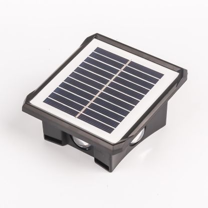 Picture of Four Sided Solar Fence Light Outdoor Waterproof Up& Down Left & Right Luminous Lighting Home Decorative Solar Wall Washing Lam