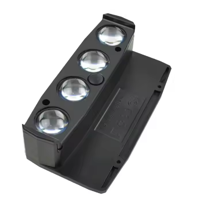 Picture of European Stock RGB Solar Wall Lights Waterproof IP65 LED Lighting Decorations for Garden Fence Patio Courtyard Wash Wall Lam