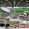 Picture of Industrial Commercial High Bay Light 100W 200W 300W High Brightness UFO Lamp for Warehouse Stadium Railway Station Parking Lot