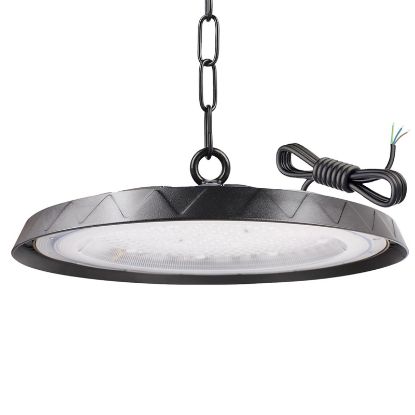 Picture of 6500K Industrial UFO High Bay Light 100W 200W 300W for Commercial Workshop Factory Warehouse Shopping Mall
