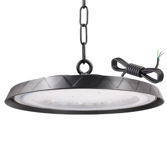 Picture of 6500K Industrial UFO High Bay Light 100W 200W 300W for Commercial Workshop Factory Warehouse Shopping Mall