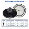 Picture of Industrial UFO Lamp with Driver 100W 150W 200W for Garages Factories Stadium Warehouse LED High Bay Light Waterproof
