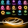 Picture of 5mm Cob Led Strip DC5V 12V 24V 400leds/m Flexible Dimmable Cuttable Single Color Led Tape 8W/m
