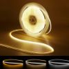 Picture of 5mm Cob Led Strip DC5V 12V 24V 400leds/m Flexible Dimmable Cuttable Single Color Led Tape 8W/m