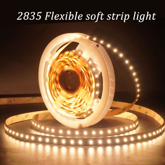Picture of SMD 2835 Led Strip Light DC24V 10mm 192leds/m IP20 Led Tape Project Use Lighting White String 1800K 2200K 2700K 3000K 4000K 6500K