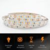 Picture of SMD 2835 Led Strip Light DC24V 8mm 120leds/m IP20 Led Tape Project Use Lighting White String 1800K 2200K 2700K 3000K 4000K 6500K