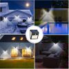 Picture of PIR Motion Sensor Modern 144LED Solar Wall LED Light 3-Sided Illuminated Waterproof Outdoor Wall Light