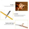 Picture of 3mm 2.7mm Cob Led Strip Light DC3V 5V 12V 480leds/m Flexible Dimmable Cuttable Single Color Led Tape 5W/m