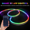 Picture of 1M 3M 5M RGBIC Neon LED Strip Light with USB APP BT Remote Control Outdoor IP65 Waterproof Led Tape Water Running