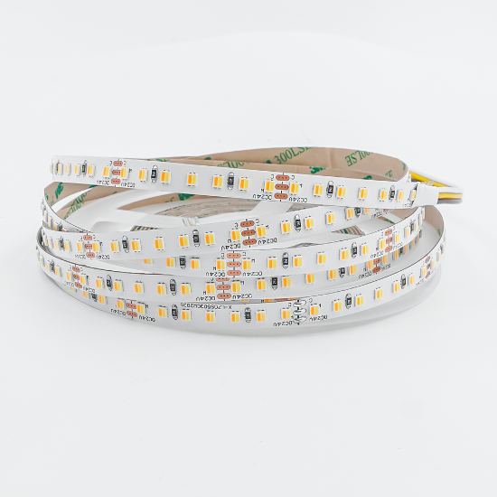 Picture of SMD 2835 CCT Led Strip DC24V 10mm 192leds/m Color Temperature Led Tape Lighting String 2700K-6500K Dual White Strip Lights