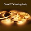 Picture of Pixel COB Led Strip Single White CCT Chasing WS2811 Addressable Light Strings 10mm 24V 360leds/m Water Running SPI Led Tape