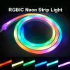 Picture of 1M 3M 5M RGBIC Neon LED Strip Light with USB APP BT Remote Control Outdoor IP65 Waterproof Led Tape Water Running