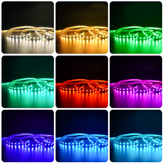 Picture of RGBW SMD 5050 Led Strip Light DC24V 12mm 60leds/m Color Changeable Led Tape String IP20 RGB+2700K 3000K 4000K 5000K