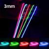 Picture of 3mm 2.7mm Cob Led Strip Light DC3V 5V 12V 480leds/m Flexible Dimmable Cuttable Single Color Led Tape 5W/m