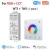 Picture of Tuya WiFi RF 5 in 1 LED Controller WT5 Smart for Single Color CCT RGB RGBW RGBCCT Strip Lights 2.4G LED Touch Panel Remote TW5